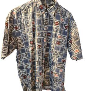 GUC Harley-Davidson Vintage Button Up Shirt